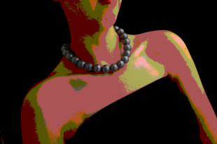 Andromeda Black - Pearl Necklace
